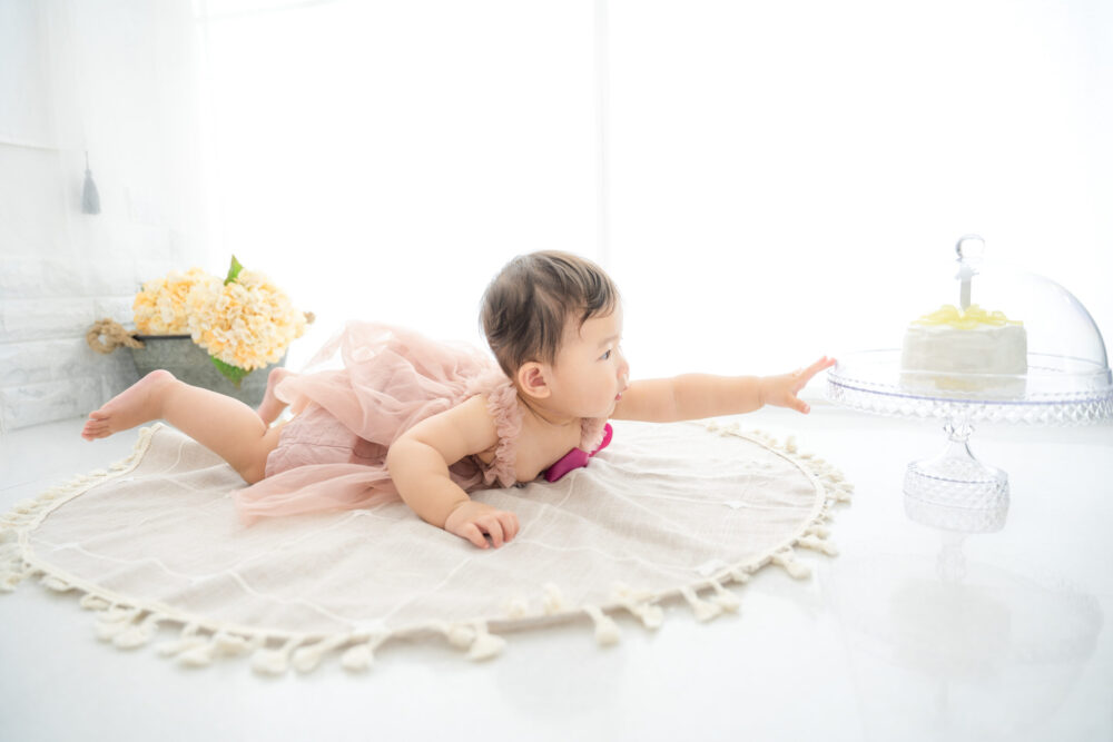 スマッシュケーキ_バースデーフォト・お誕生日写真_奈良_フォトスタジオワタナベ(渡辺写真館)_特徴