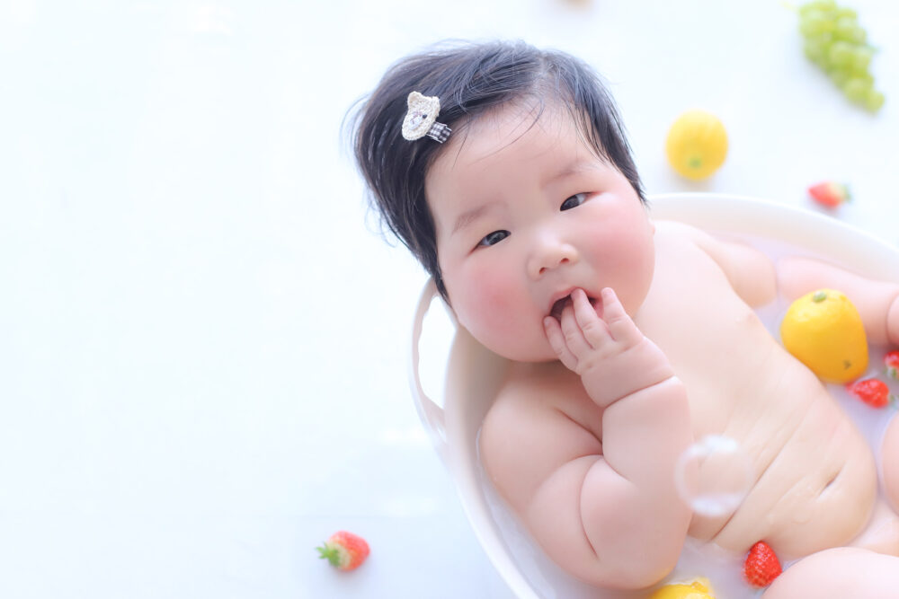 ミルクバス_バースデーフォト・お誕生日写真_奈良_フォトスタジオワタナベ(渡辺写真館)_特徴