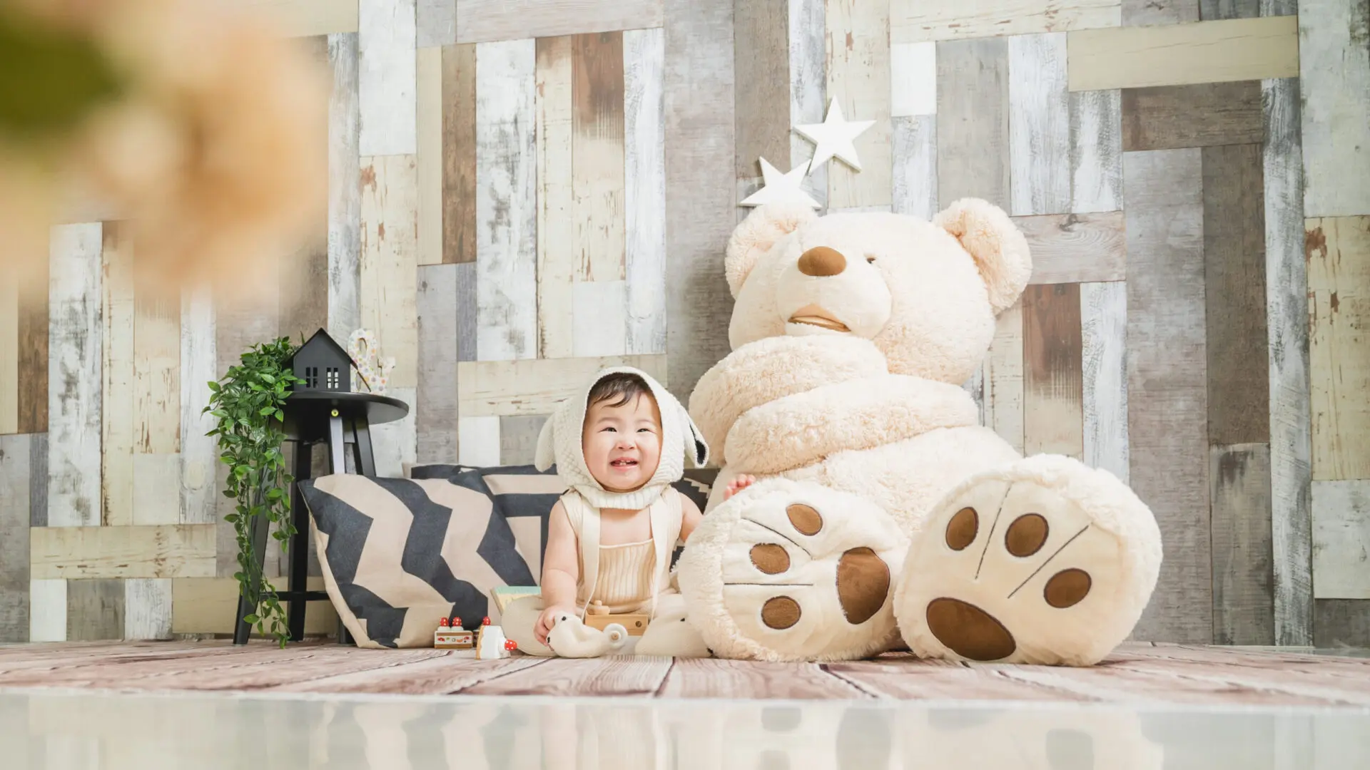 バースデーフォト・お誕生日写真_奈良_フォトスタジオワタナベ(渡辺写真館)_スタジオ撮影